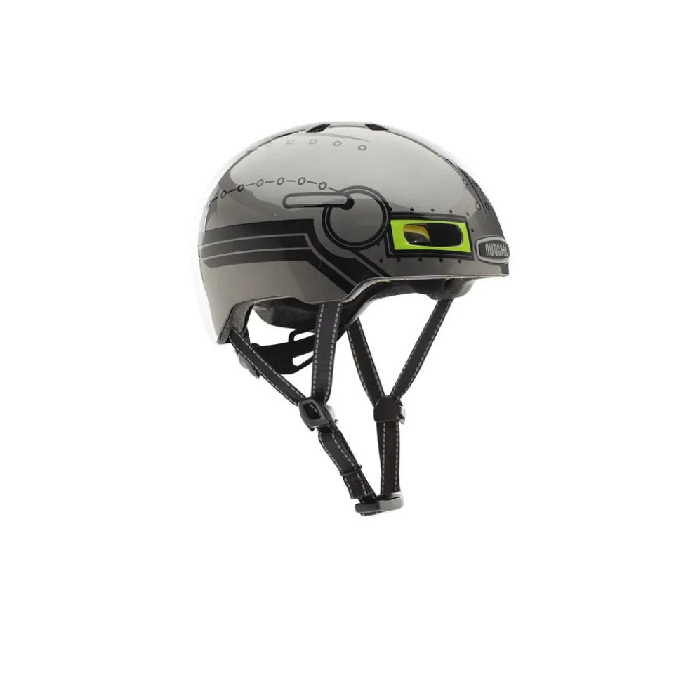 KED Kinder-Fahrradhelm Little Nutty, Robo Boy