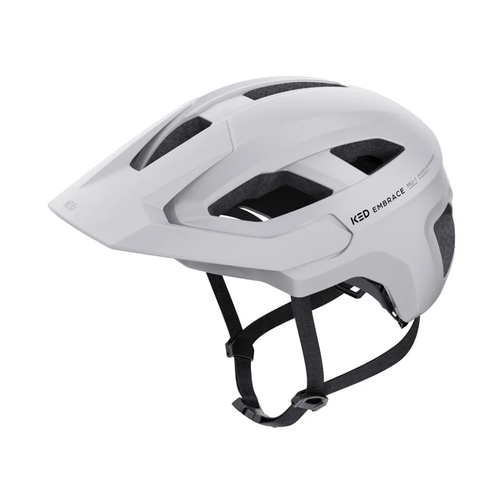 KED MTB -Fahrradhelm EMBRACE, WHITE MATT
