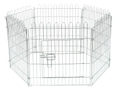Kerbl Freilaufgehege 6-eckig Gehege für Kleintiere, 56,5x56,5 cm
