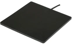 Kerbl Gummi-Heizplatte 24x24x0,7 cm (für Geflügeltränke, Kabellänge 2 m)