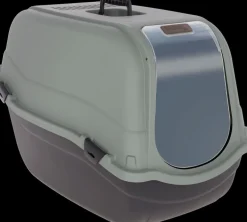 Kerbl Katzentoilete Emma Eco XL ( mit Filter, 65x44x46, schwarz/grüngrau) 80979