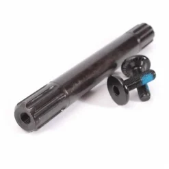 KHE BMX Achse Fahrradachse 150 mm Länge 19 mm 8T Gewinde Fahrrad Achse mit Schraube