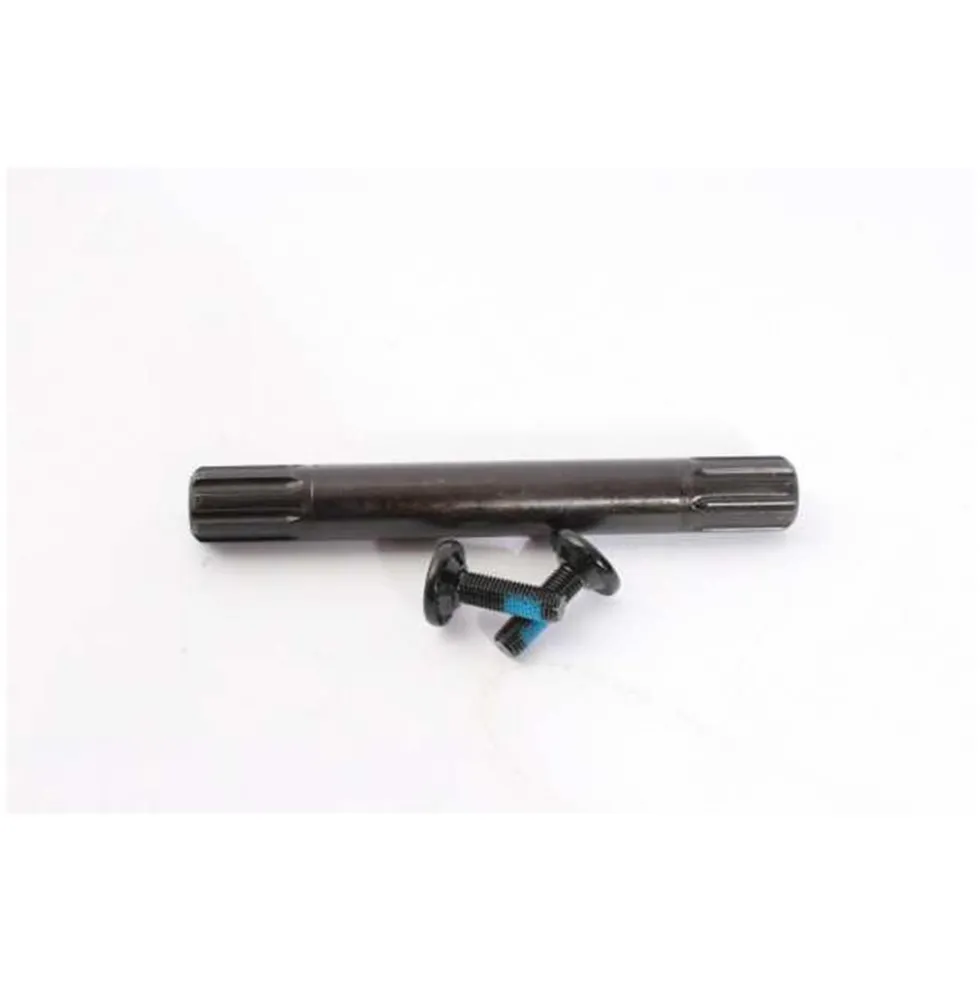 KHE BMX Achse Fahrradachse 150 mm Länge 19 mm 8T Gewinde Fahrrad Achse mit Schraube