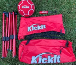 Kickit Fußball Tennis Game Set Netzbreite 2 m inkl. Pumpe u. Tasche
