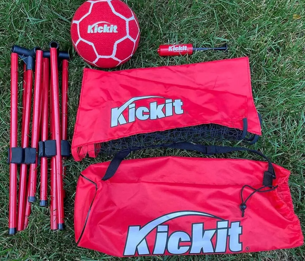 Kickit Fußball Tennis Game Set Netzbreite 2 m inkl. Pumpe u. Tasche