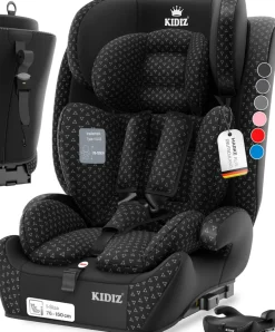 KIDIZ® Autokindersitz Triangle Premium Kindersitz mit Isofix Kinderautositz | Autositz Sitzschale | 9 kg - 36 kg 1-12 Jahre | Gruppe 1/2/3 | universal | zugelassen nach ECE R129/03