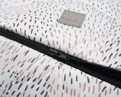 Kikka boo Fußsack Trendy für Kinderwagen, Öffnung am Fußbereich, Reißverschluss weiß
