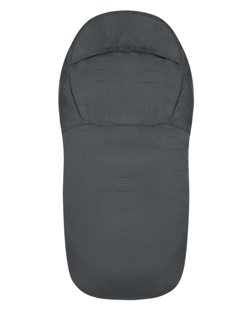 Kikka boo Fußsack Urban für Kinderwagen Reißverschluss Steppdesign Gurtöffnungen grau