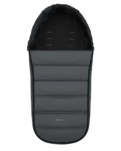 Kikka boo Fußsack Urban für Kinderwagen Reißverschluss Steppdesign Gurtöffnungen grau