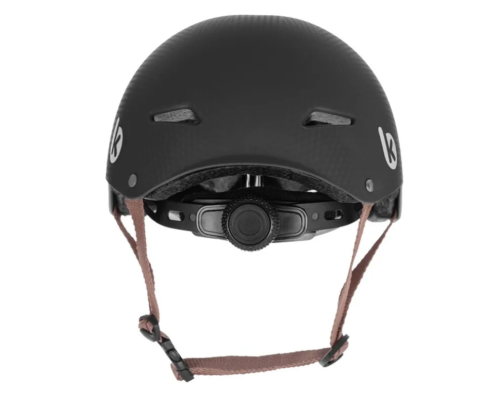 Kikkaboo Kinder-Schutzhelm 46 - 56 cm mit 9 großen Öffnungen verstellbare Gurte schwarz