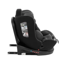 Kikka boo Kindersitz i-Safe, i-Size (40-150 cm) Isofix, Top-Tether, verstellbar dunkelgrau