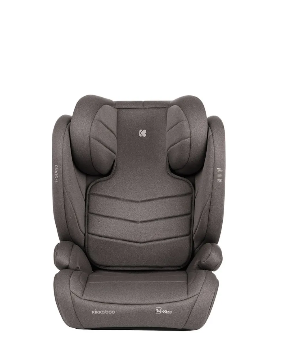 Kikkaboo Kindersitz i-Stand i-Size (100 - 150 cm) Gruppe 2/3 verstellbar Isofix braun