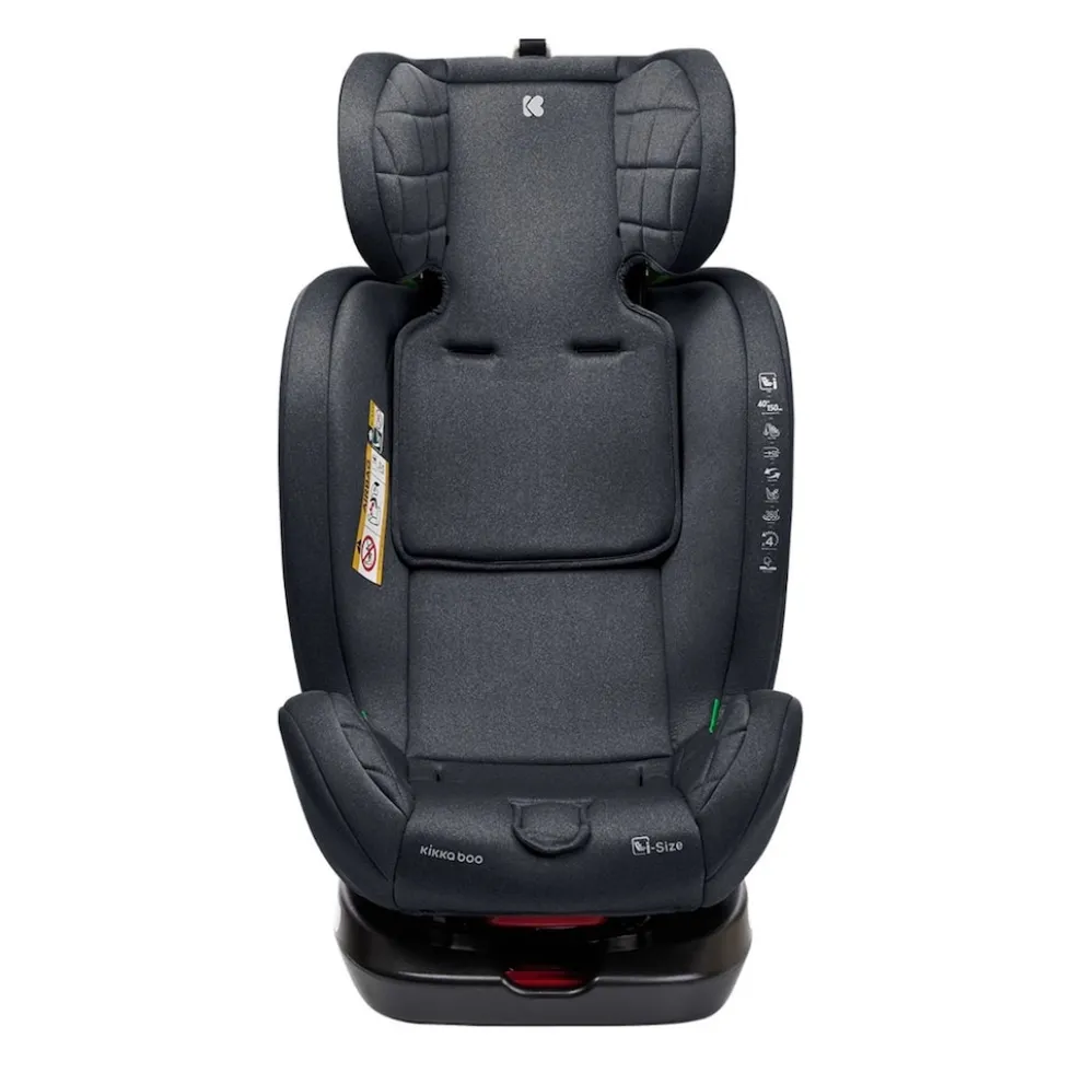 Kikkaboo Kindersitz i-Trip i-Size (40-150 cm) Gruppe 0+/1/2/3 verstellbar Isofix grau