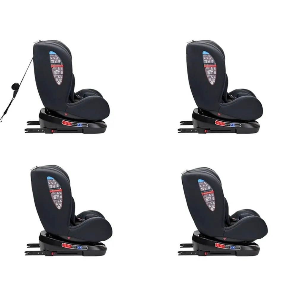 Kikkaboo Kindersitz i-Trip i-Size (40-150 cm) Gruppe 0+/1/2/3 verstellbar Isofix grau