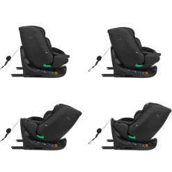 Kikka boo Kindersitz i-Van i-Size (40-150cm) Isofix Gruppe 0+/1/2/3 Kopfstütze schwarz