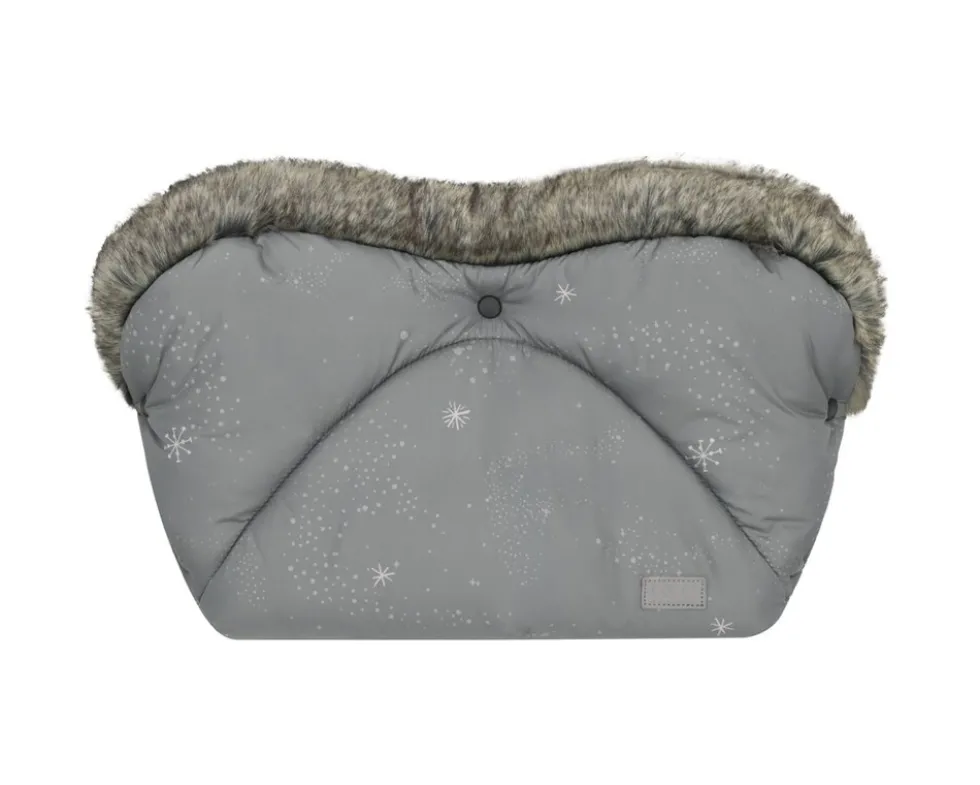 Kikka boo Kinderwagen Handwärmer Trendy, Fleecefutter, wasserabweisend, Knöpfe grau