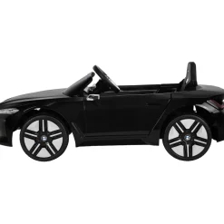 Kinder-Elektroauto BMW i4, Fernbedienung, LED-Beleuchtung, Soft-Start-Funktion (Schwarz)