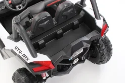 Kinder-Elektroauto UTV Buggy MX Allrad 4x4 (Schwarz Weiß)