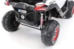 Kinder-Elektroauto UTV Buggy MX Allrad 4x4 (Schwarz Weiß)