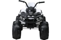 Kinderquad Bumper, Kinder-Elektroauto mit Fernbedienung, 70 Watt, Stoßdämpfer, Bremsautomatik, LED (Weiß)