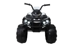 Kinderquad Bumper, Kinder-Elektroauto mit Fernbedienung, 70 Watt, Stoßdämpfer, Bremsautomatik, LED (Weiß)