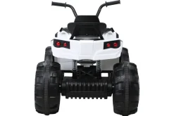 Kinderquad Bumper, Kinder-Elektroauto mit Fernbedienung, 70 Watt, Stoßdämpfer, Bremsautomatik, LED (Weiß)