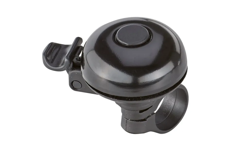 Klingel, Aluminium, schwarz