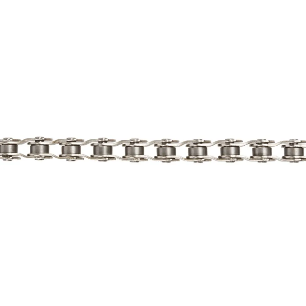 KMC HL1 Wide Silver Fahrradkette 1 fach 100 Glieder 1/2" x 1/8" Singlespeed Nabenschaltung Half Link Halbglied Fahrrad Kette