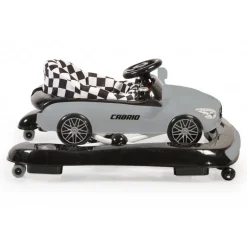 Lauflernhilfe Cabrio 2 in1 Auto-Design höhenverstellbar Armaturenbrett mit Licht grau/schwarz