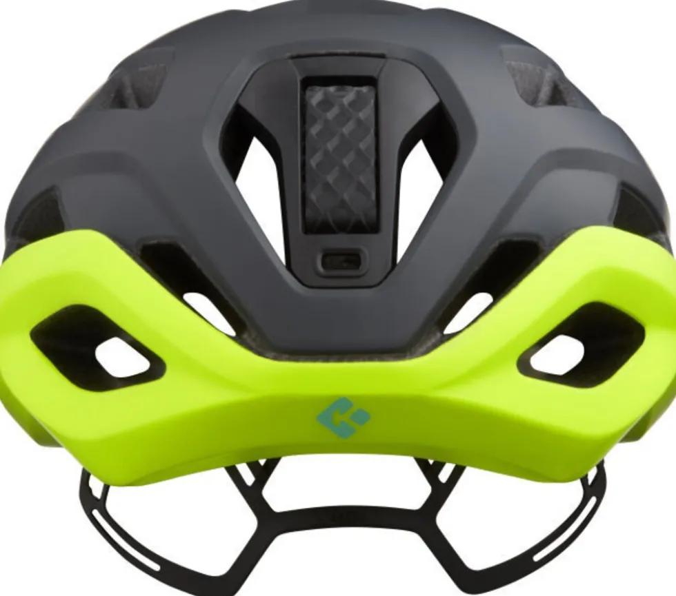 LAZER Fahrradhelm Strada KinetiCore, Matte Dark Grey Flash Yellow