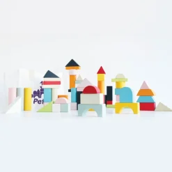 Le Toy Van 60 Bauklötze Holz pastell bunt
