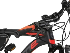 Licorne Bike Effect Premium Mountainbike in 26, 27,5 und 29 Zoll - Fahrrad für Jungen, Mädchen, Herren und Damen - Shimano 21 Gang-Schaltung - Herrenrad Zoll:26.00;Farbe:Schwarz/Orange (2xDisc-Bremse)