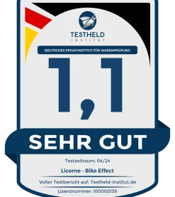 Licorne Bike Effect Premium Mountainbike in 26, 27,5 und 29 Zoll - Fahrrad für Jungen, Mädchen, Herren und Damen - Shimano 21 Gang-Schaltung - Herrenrad Zoll:26.00;Farbe:Schwarz/Orange (2xDisc-Bremse)