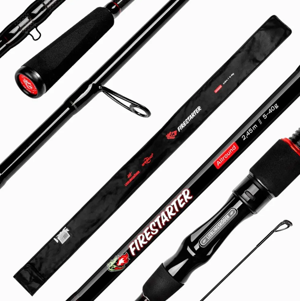 Lieblingsköder FIRESTARTER Allround 2,45m 5-40g Spinnrute