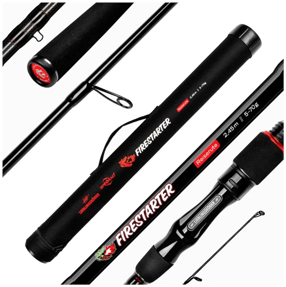 Lieblingsköder FIRESTARTER Reiserute 2,45m 5-70g Spinnrute