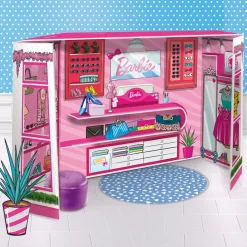 Lisciani 76918 - Barbie Fashion Boutique mit Barbie-Puppe Ankleideraum Modedesign Design Spielset