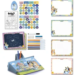Lisciani 104604 - Bluey Mal und Zeichenschule mit Rucksack Malbuch malen zeichnen Kinder