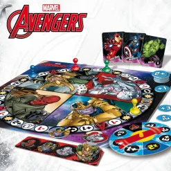 Lisciani 100910 - Brettspiel - Marvel Avengers Unite Game Thanos Revenge mehrsprachig