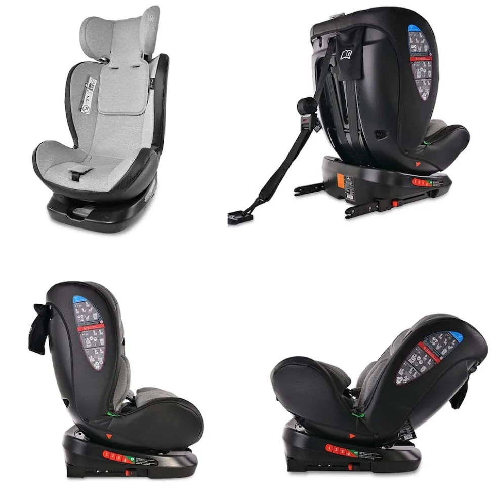 Lorelli i-Size Kindersitz Nebula (40-150cm) Isofix, 360° drehbar, verstellbar hellgrün