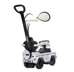 Lorelli Kinder Rutschauto Mercedes Benz G350D, Sonnendach, Schiebestange, Musik weiß