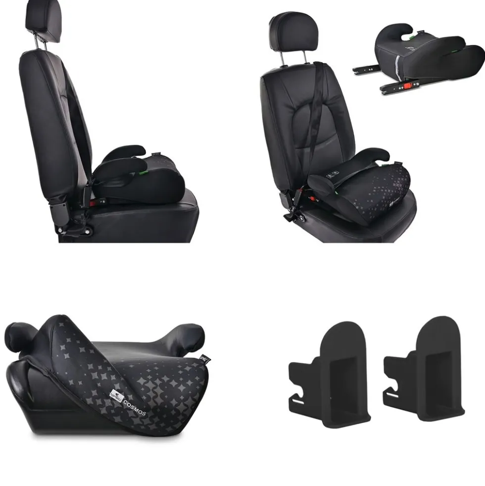 Lorelli Kindersitz Cosmos i-Size (125-150cm) Isofix, Bezug abnehmbar, Armlehne grün