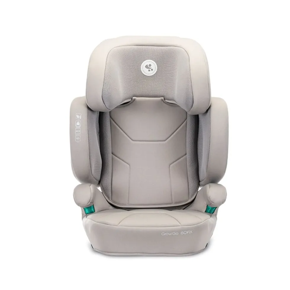 Lorelli Kindersitz Growgo Isofix i-Size 100x150cm Isofix klappbar Kopfstütze grau
