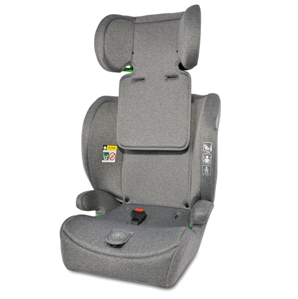 Lorelli Kindersitz i-Size Adventure (76-150 cm) Kopfstütze verstellbar bis 36 kg braun