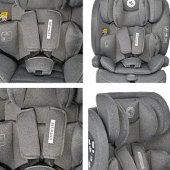 Lorelli Kindersitz i-Size Adventure (76-150 cm) Kopfstütze verstellbar bis 36 kg braun