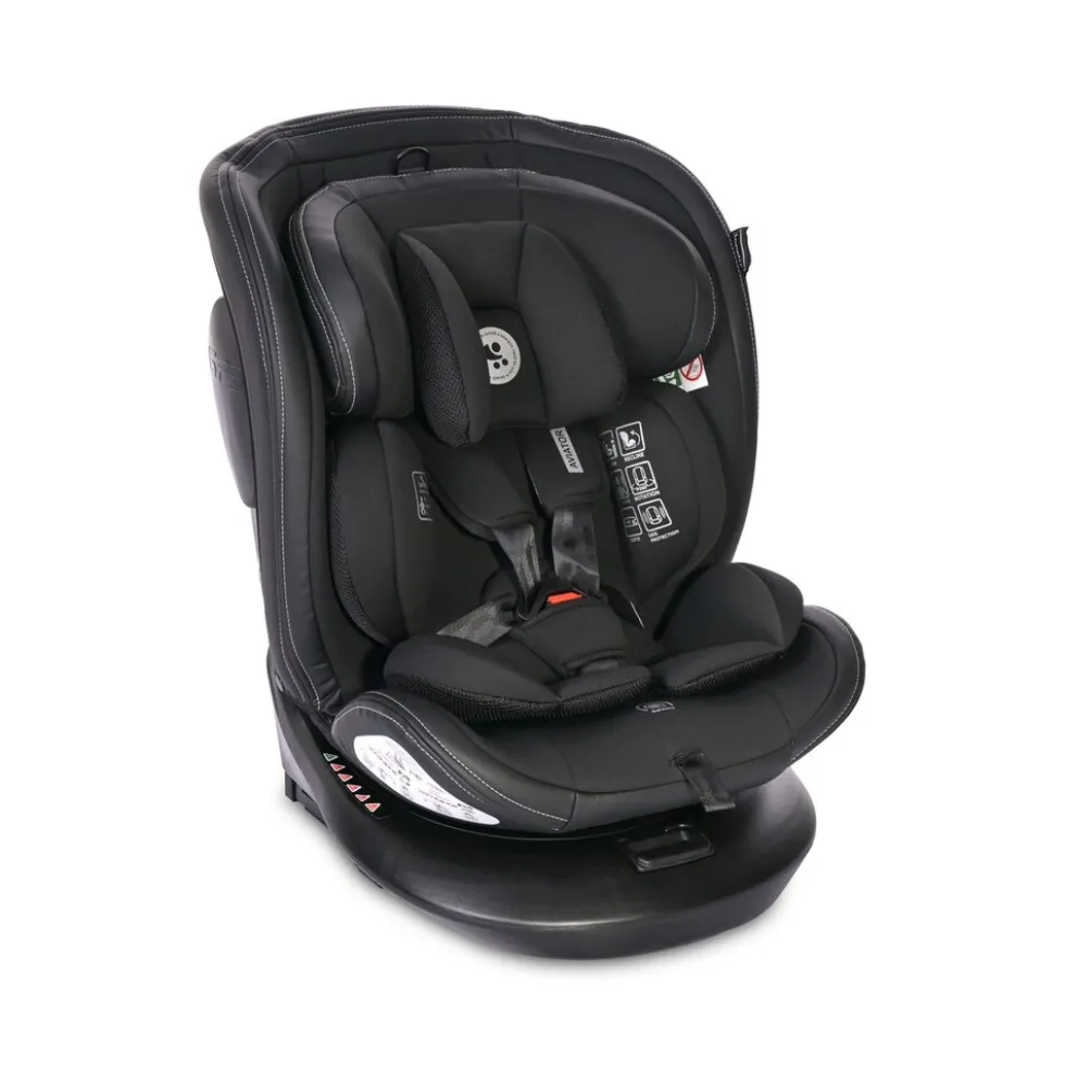 Lorelli Kindersitz i-Size Aviator (40-150cm) 360° drehbar, verstellbar, Isofix schwarz