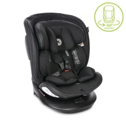 Lorelli Kindersitz i-Size Aviator (40-150cm) 360° drehbar, verstellbar, Isofix schwarz