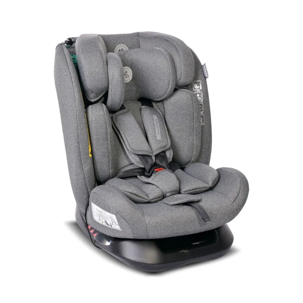 Lorelli Kindersitz Scorpius i-Size (40-150cm) verstellbar 5-Punkt-Gurt bis 36 kg grau