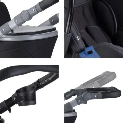 Lorelli Kinderwagen Rimini Premium Sportsitz Tragewanne Moskitonetz verstellbar gelb