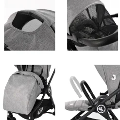 Lorelli Kombikinderwagen 2 in 1 Patrizia, Babywanne, Sportsitz, Sitz umkehrbar blau