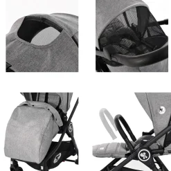Lorelli Kombikinderwagen 2 in 1 Patrizia, Babywanne, Sportsitz, Sitz umkehrbar blau